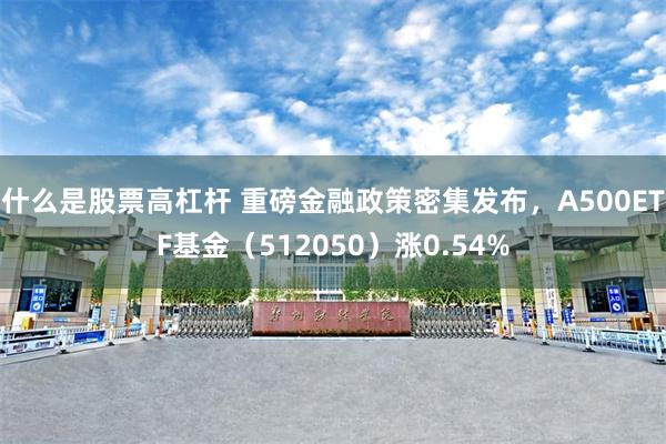 什么是股票高杠杆 重磅金融政策密集发布，A500ETF基金（512050）涨0.54%