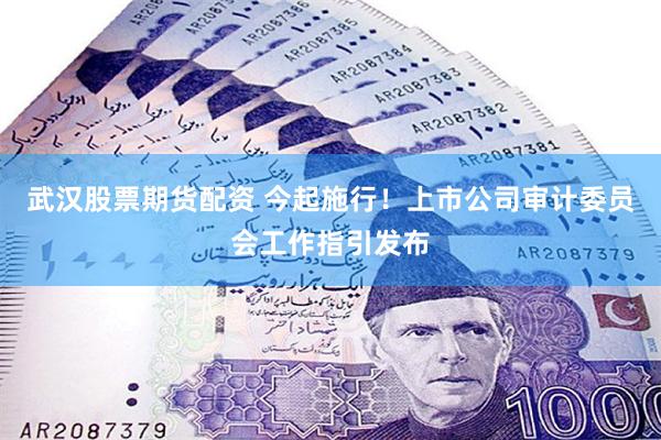 武汉股票期货配资 今起施行！上市公司审计委员会工作指引发布